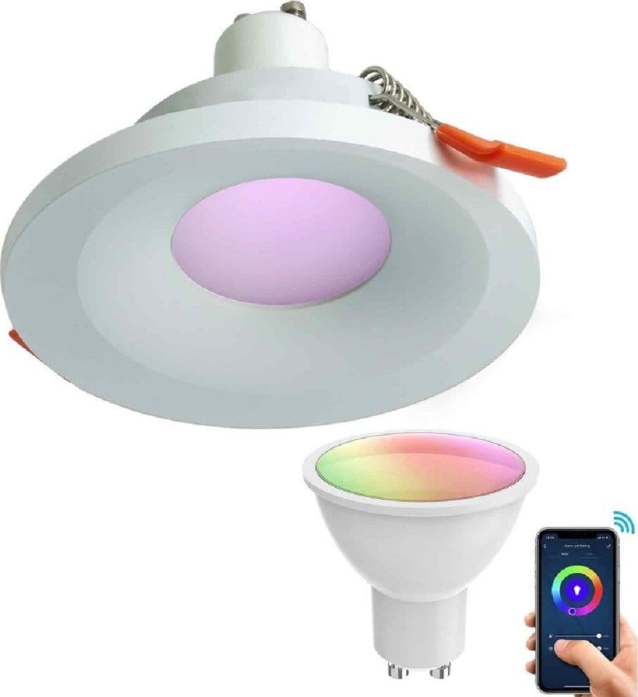 FARETTO LED SMART INCASSO 65MM LED 5W GU10 INTELLIGENTE WIFI RGB CCT ALEXA GOOGLE in Lampadine Wi-Fi Trade Shop italia - Napoli, commercioVirtuoso.it