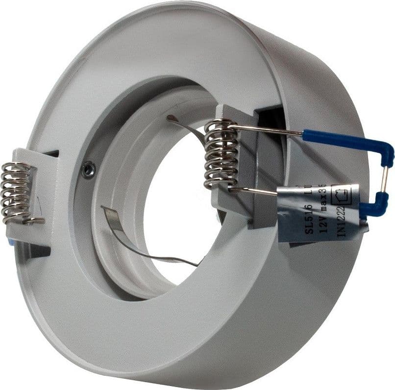 PORTAFARETTO ORIENTABILE TONDO INCASSO ESTERNO 85MM LUCE LAMPADE LED GU10 GU5.3 in Faretti da soffitto Trade Shop italia - Napoli, commercioVirtuoso.it