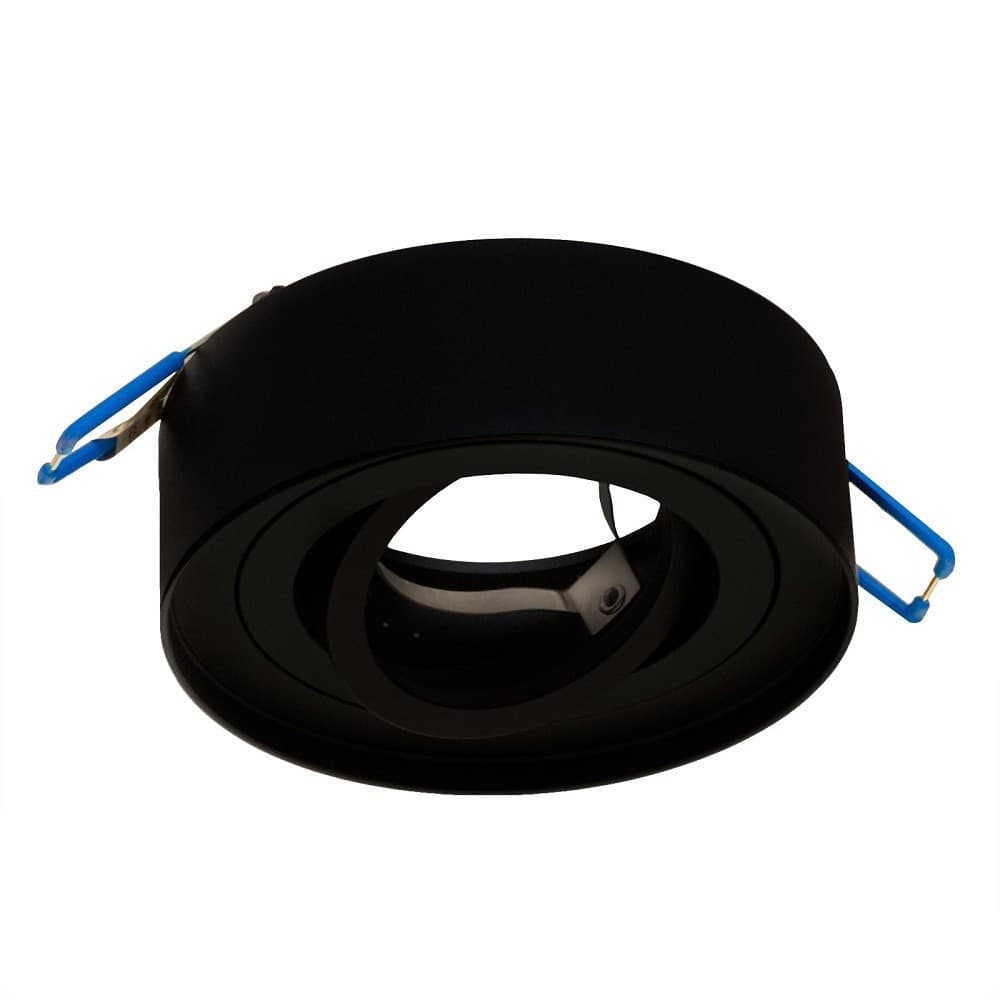 PORTAFARETTO ORIENTABILE TONDO INCASSO ESTERNO 85MM LUCE LAMPADE LED GU10 GU5.3 in Faretti da soffitto Trade Shop italia - Napoli, commercioVirtuoso.it