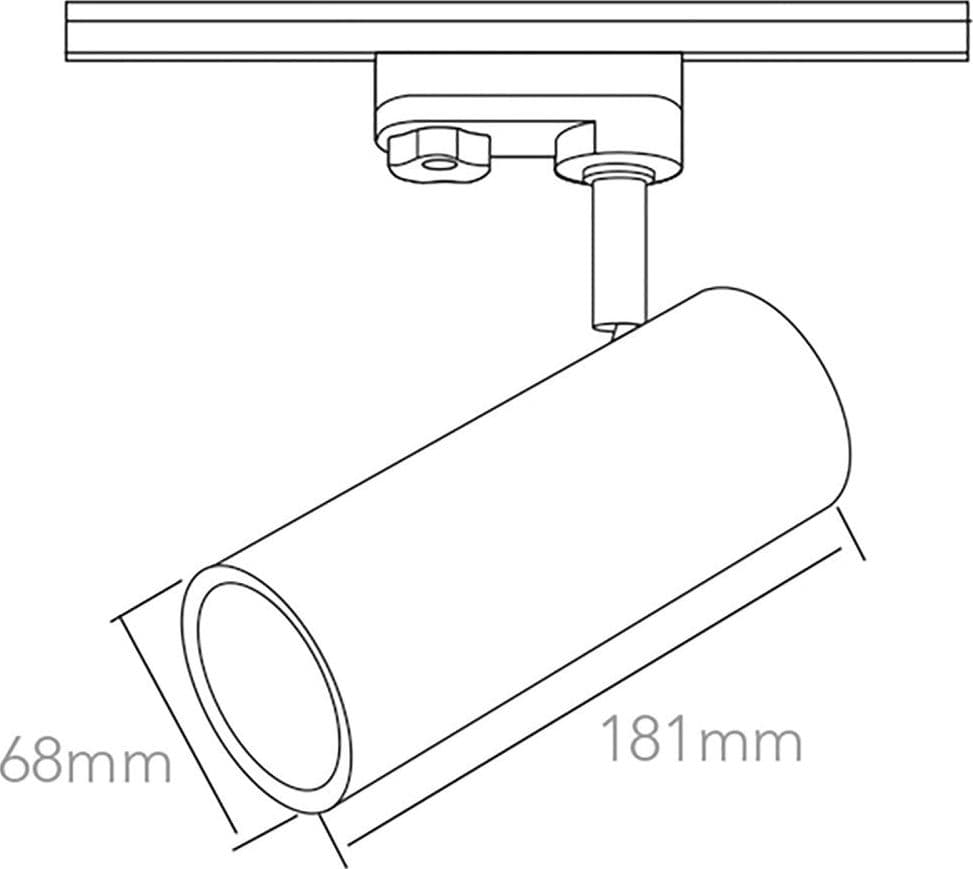 FARETTO TRACK LED COB 14 WATT BINARIO TRIFASE LUCE 3000K 4000K ORIENTABILE 230V in Faretti da soffitto Trade Shop italia - Napoli, commercioVirtuoso.it