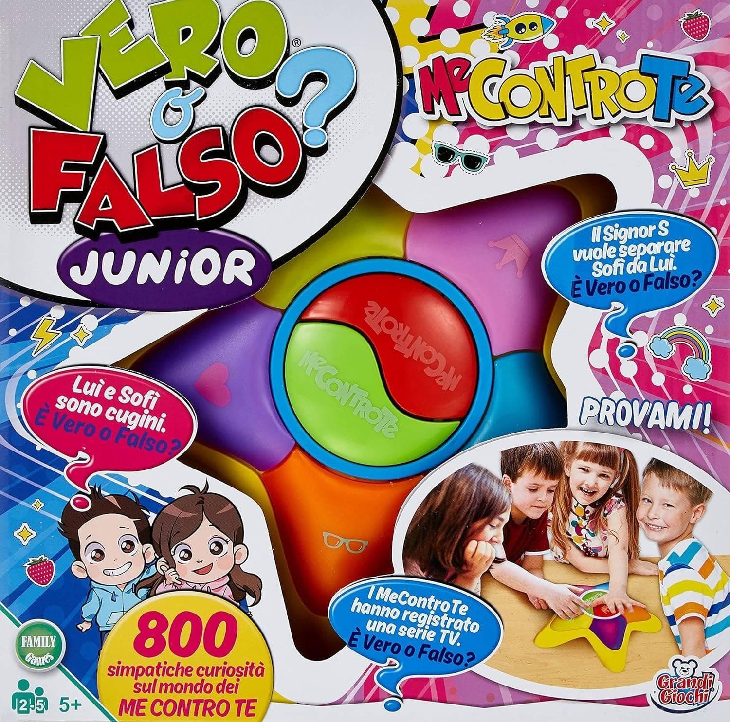 VERO O FALSO GIOCO DI SOCIETÀ ELETTRONICO 800 CURIOSITà ME CONTRO TE SOFì E LUì in Kit di magia e accessori Trade Shop italia - Napoli, commercioVirtuoso.it