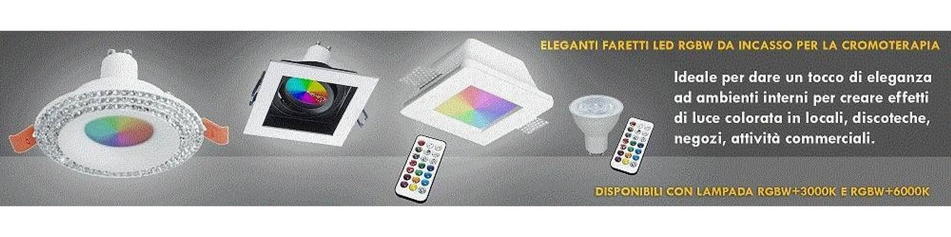 FARETTO LED RGB+6000K 6 W 12V INCASSO 6CM TONDO RGBW EFFETTI LUCE COLORATA BARCA in Faretti da soffitto Trade Shop italia - Napoli, commercioVirtuoso.it