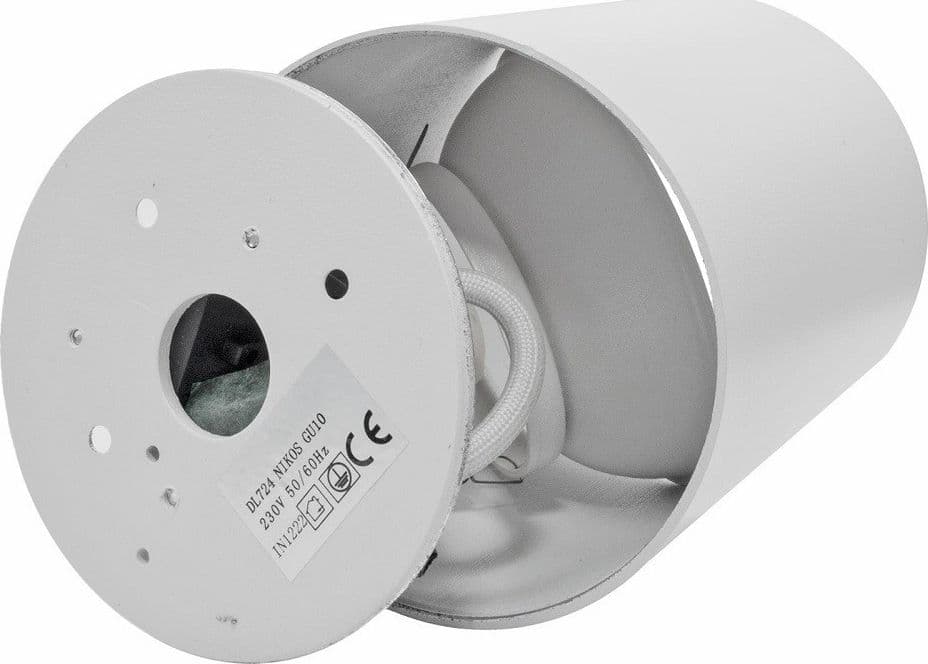 PLAFONIERA MODERNA FARETTO CILINDRO ESTERNO DA SOFFITTO ATTACCO GU10 LUCE 230V in Faretti da soffitto Trade Shop italia - Napoli, commercioVirtuoso.it