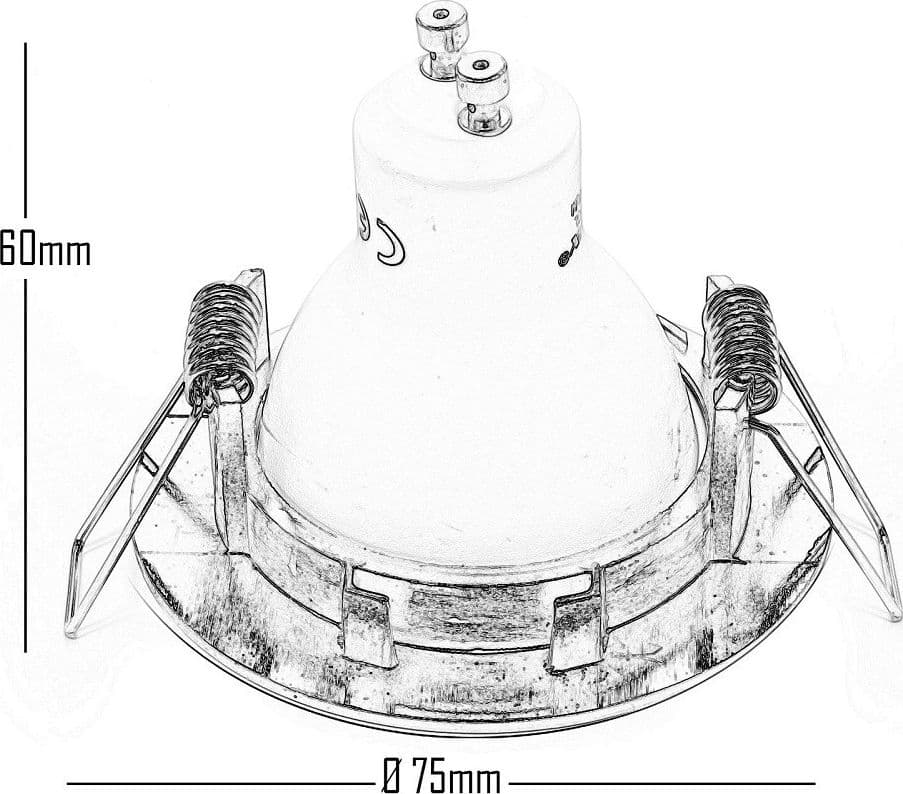 FARETTO LAMPADA LED 8 W LUCE 3000K 4000K 6000K INCASSO TONDO GU10 FORO 6 CM 220V in Faretti da soffitto Trade Shop italia - Napoli, commercioVirtuoso.it