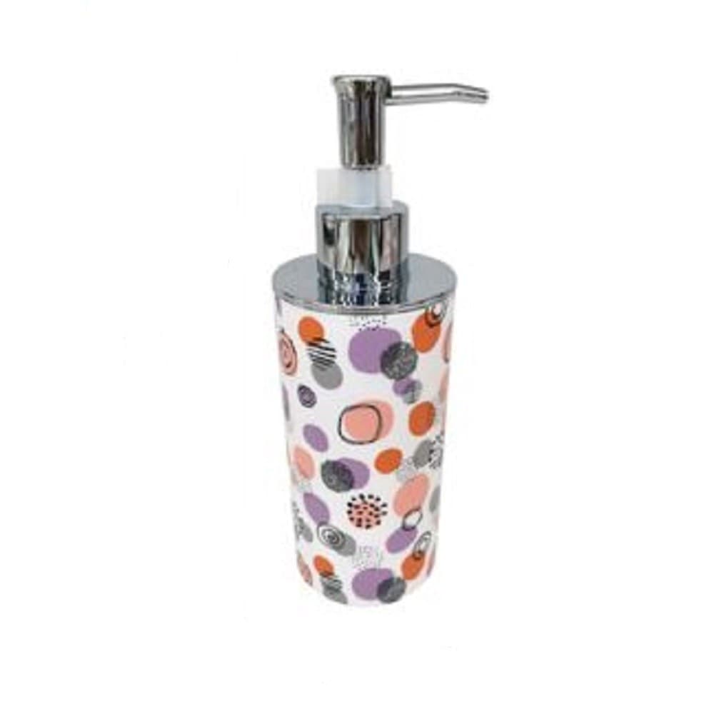 DISPENSER SAPONE LIQUIDO ACCESSORIO BAGNO SFERE ASTRATTE DOSATORE PORTASAPONE 87081 in Dosatori per sapone liquido Trade Shop italia - Napoli, commercioVirtuoso.it