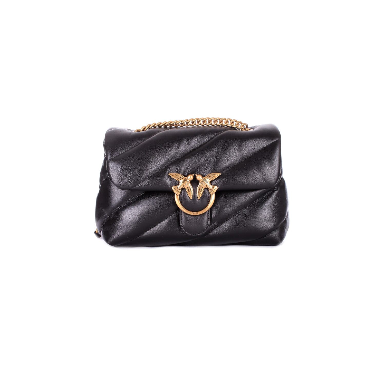 Pinko Borse... Nero gold da donna in Borse a tracolla Drestige - Casamassima, commercioVirtuoso.it
