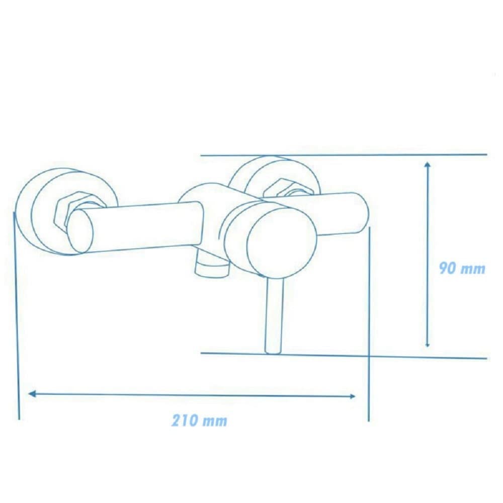 RUBINETTO BAGNO MODERNO CROMATO LUCIDO MISCELATORE ORIENTABILE CABINA DOCCIA 87389 in Rubinetti per vasca Trade Shop italia - Napoli, commercioVirtuoso.it