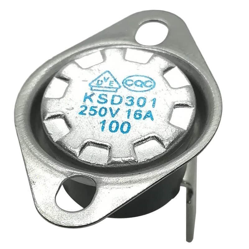 Termostato bimetallico con flangia stufe a pellet 14704048