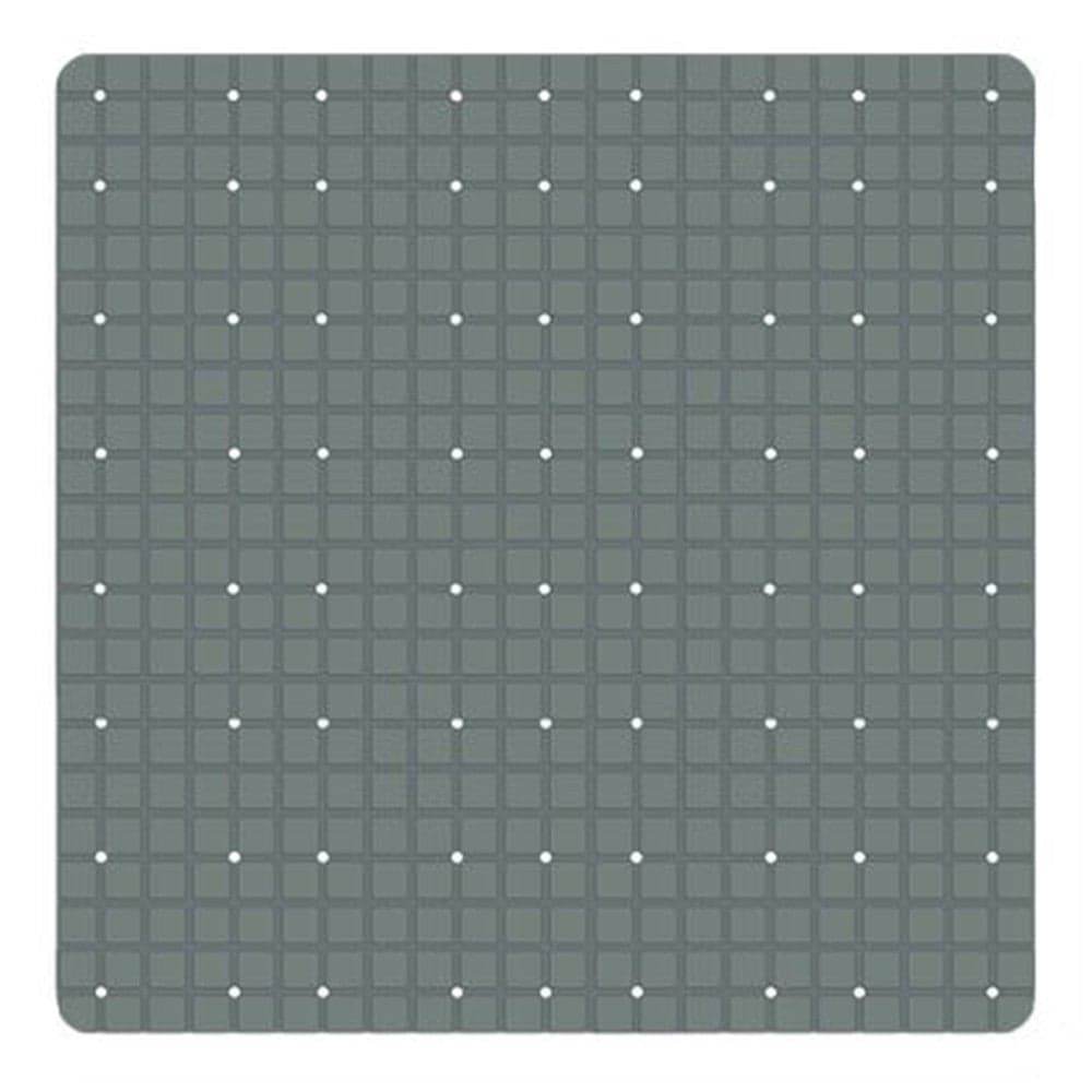 Tappeto Tappetino Pvc Antiscivolo Per Vasca Bagno Doccia 52 X 52 Cm Grigio 79767