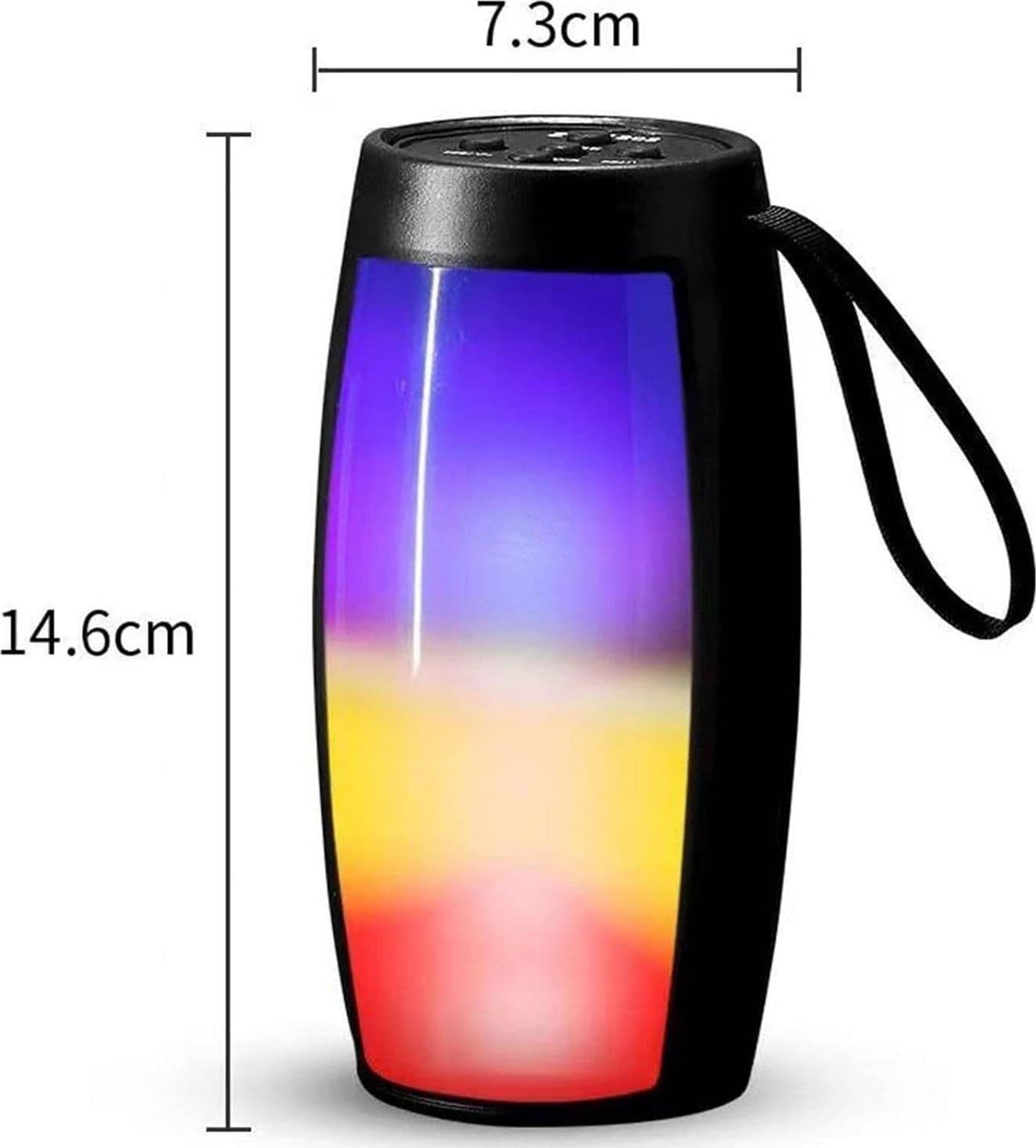 CASSA PORTATILE BLUETOOTH 5W STEREO BLUETOOTH LUCE A LED ALTOPARLANTE ESTERNO in Casse portatili Bluetooth Trade Shop italia - Napoli, commercioVirtuoso.it