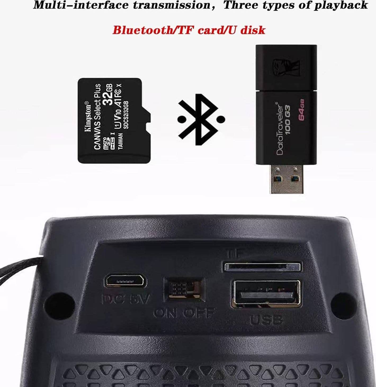 CASSA PORTATILE BLUETOOTH 5W STEREO BLUETOOTH LUCE A LED ALTOPARLANTE ESTERNO in Casse portatili Bluetooth Trade Shop italia - Napoli, commercioVirtuoso.it