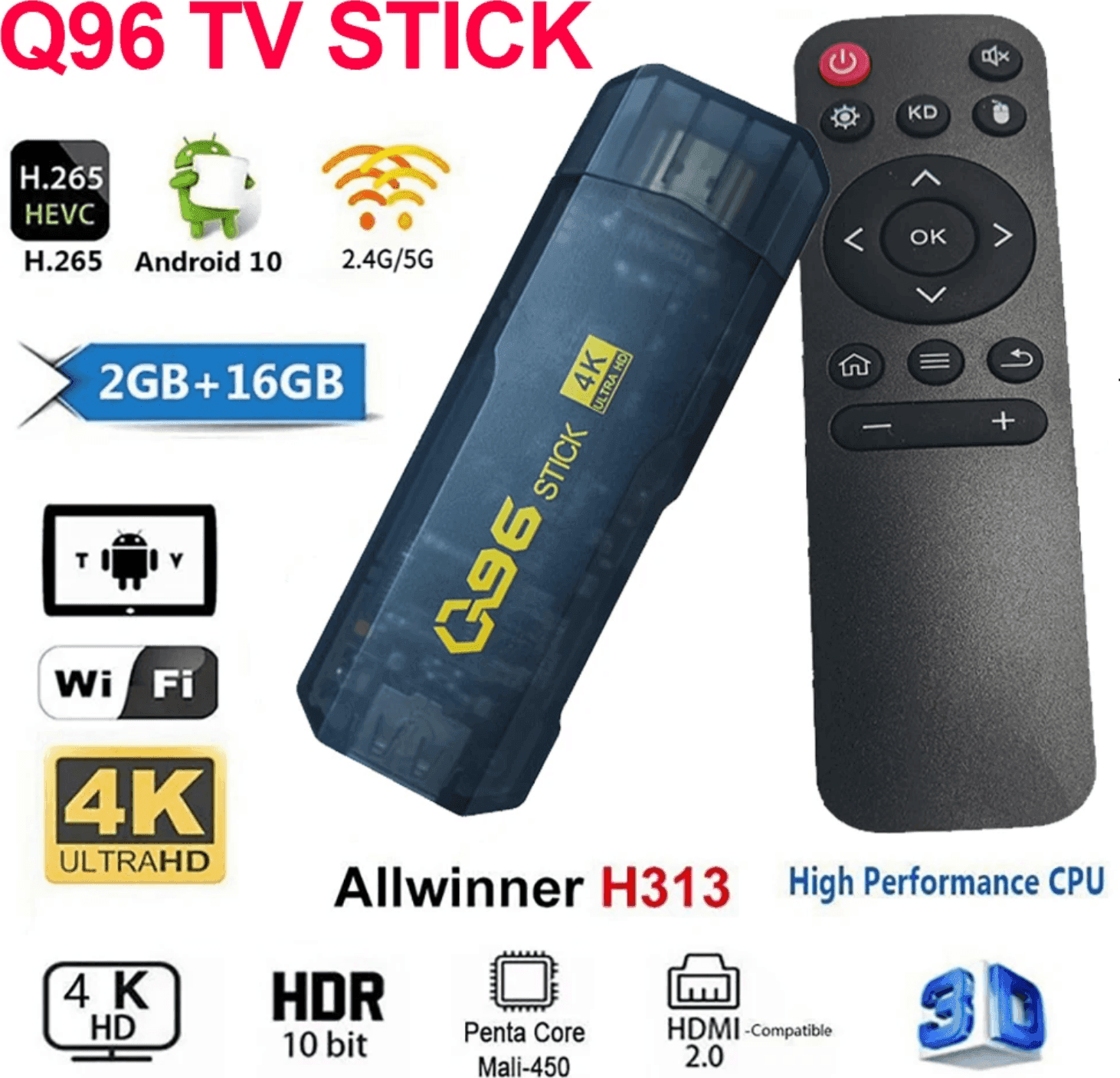 TV STICK 4K ULTRA HD CON TELECOMANDO LETTORE MULTIMEDIALE 16GB+256GB ANDROIDTV in Client Streaming Trade Shop italia - Napoli, commercioVirtuoso.it