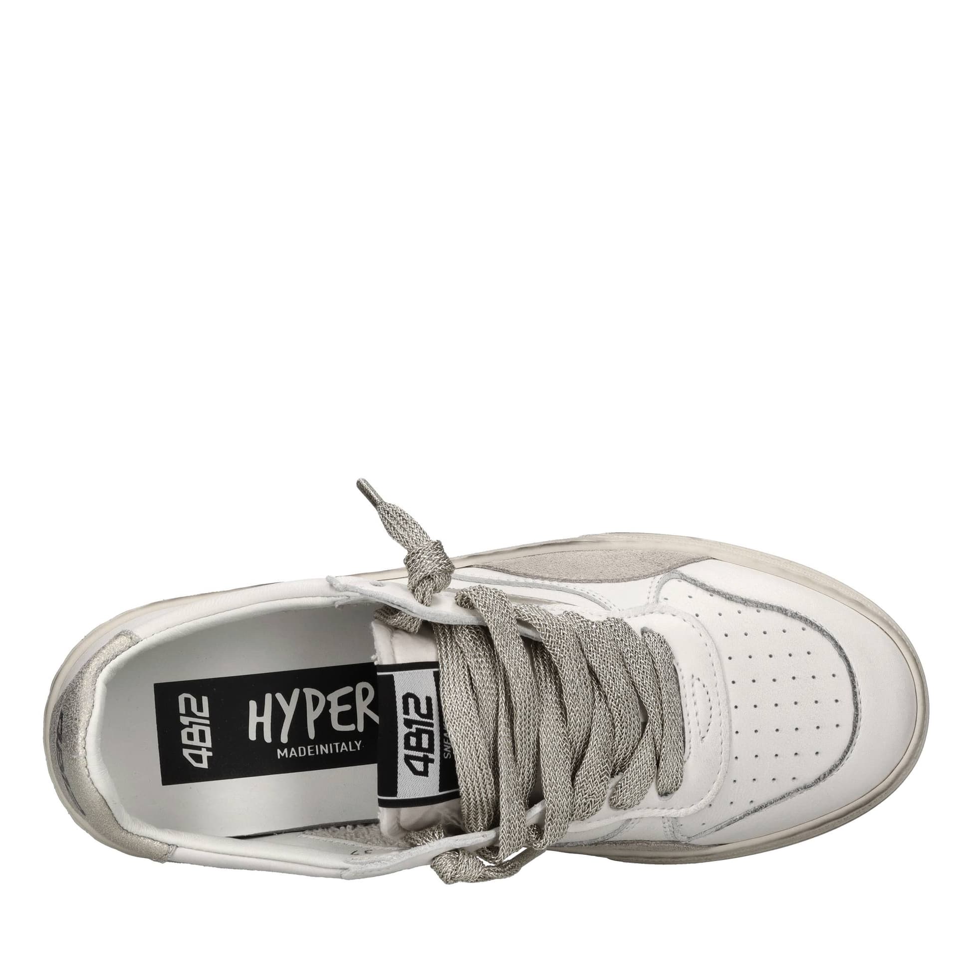 4B12 Sneakers Bianco da donna in Sneaker casual Drestige - Casamassima, commercioVirtuoso.it