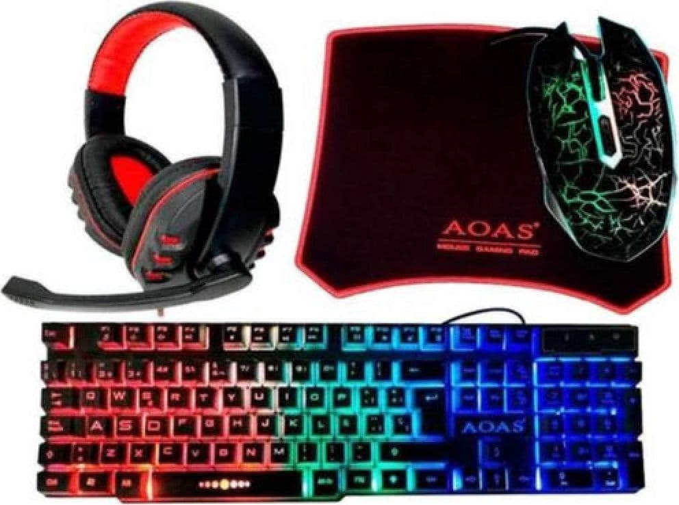 Kit di tastiere e mouse per gamers