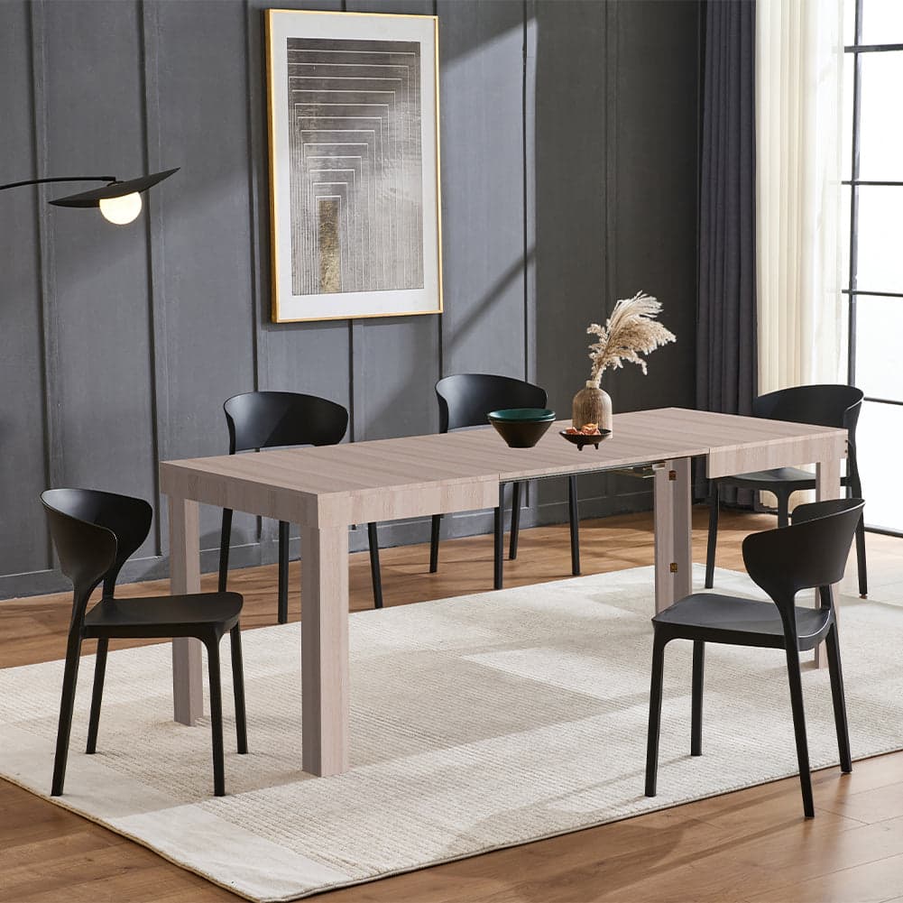 Tavolo da Pranzo Allungabile 120-200 cm Cucina Soggiorno Moderno 4/6 posti Olmo in Tavoli da sala da pranzo Danyx - Casoria, commercioVirtuoso.it