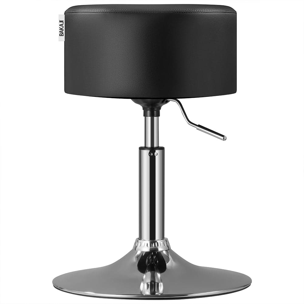 Sgabello Lavoro Make Up Toeletta Seduta Rotante Altezza Regolabile Comodo 130kg Nero in Sgabelli Danyx - Casoria, commercioVirtuoso.it