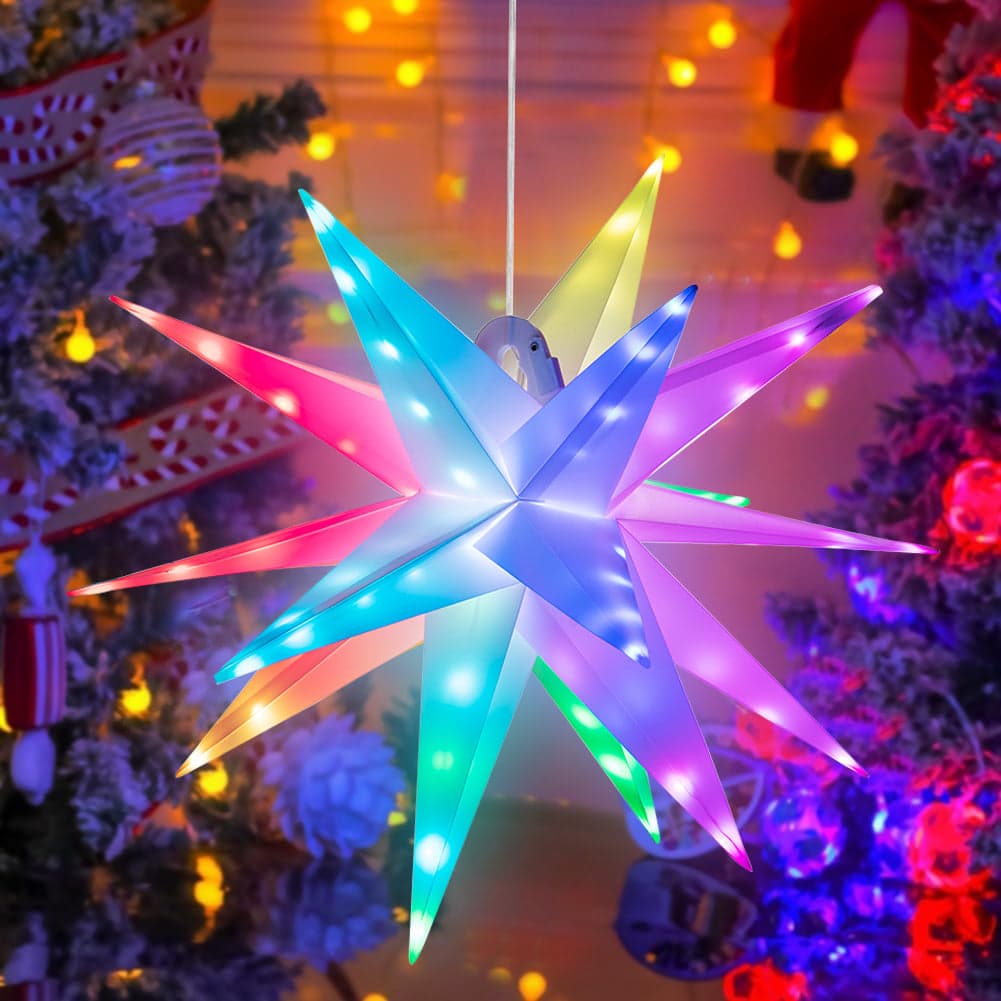 Stella Luminosa Natale Soffitto 40cm LED RGB Usb con App e Musica Sincronizzata in Oggettistica Danyx - Casoria, commercioVirtuoso.it