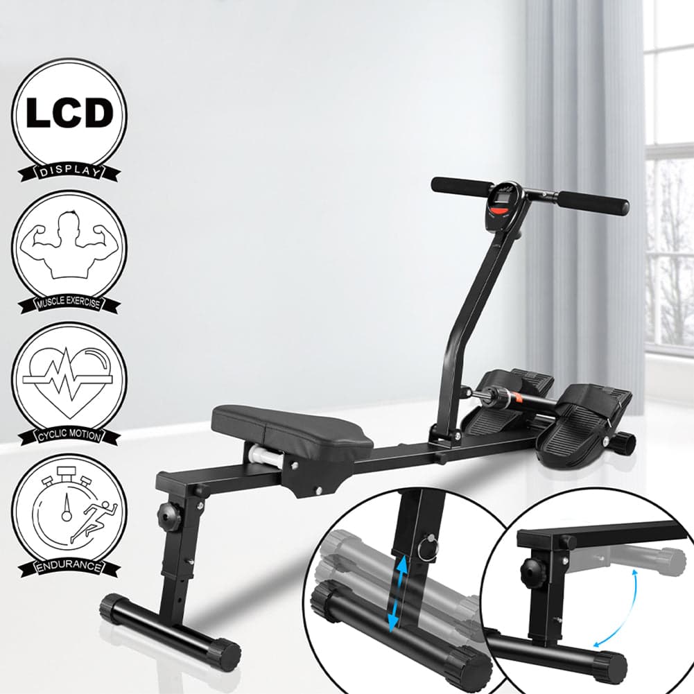 Vogatore Pieghevole Casa 12 Livelli Resistenza Display LCD Fitness Portata 120kg in Vogatori Danyx - Casoria, commercioVirtuoso.it