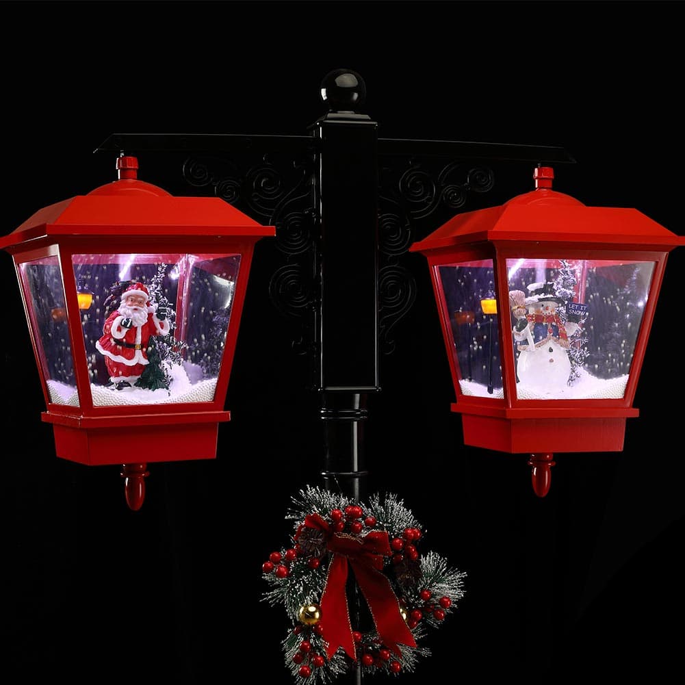 Lampione Natalizio Decorativo 188cm con Luci Led Musica Neve Motorizzata Scene in Oggettistica Danyx - Casoria, commercioVirtuoso.it