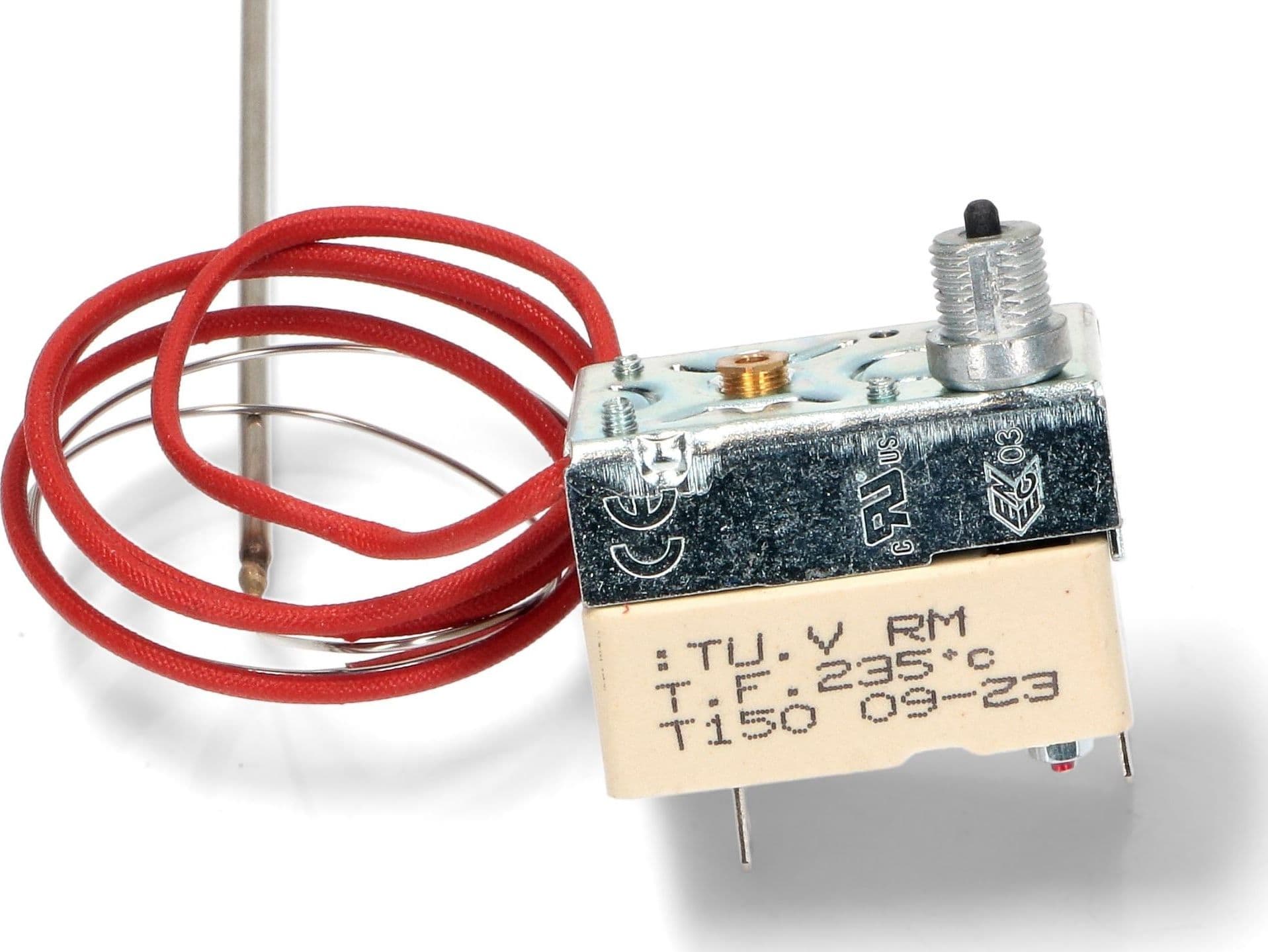 TERMOSTATO PROFESSIONALE TU V RM 235°C CAEM LP 5923 2 contatti. in prodotto EuroStore07 - Alatri, commercioVirtuoso.it