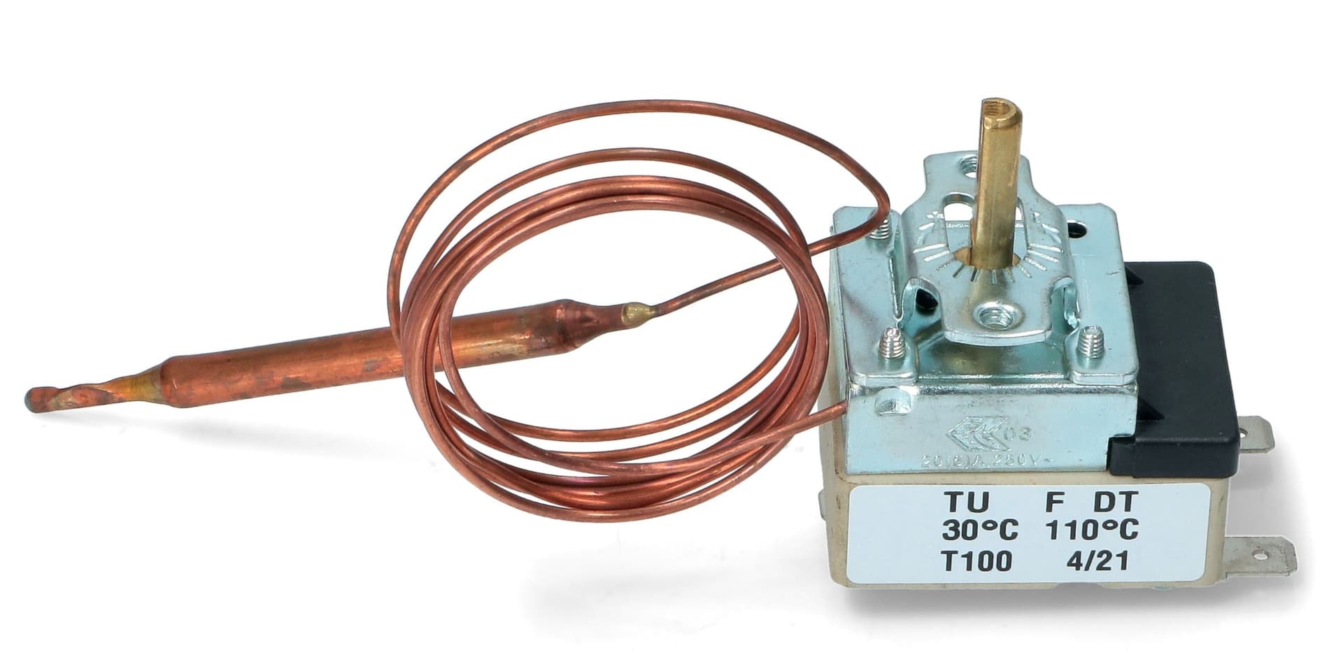 TERMOSTATO PROFESSIONALE 30°-110°C CAEM LP 1658 Capillare in rame: 980mm. in prodotto EuroStore07 - Alatri, commercioVirtuoso.it
