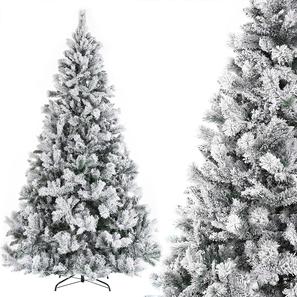 Albero di Natale Innevato Bianco Winter Palace Foltissimo 210cm 1420 Rami Innesto in Alberi di natale artificiali Esplodia - Napoli, commercioVirtuoso.it