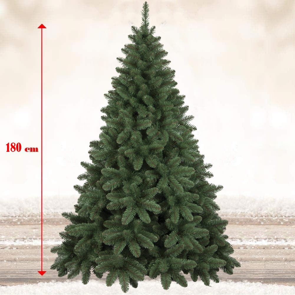 Albero di Natale 180 cm Pino Verde Molto Folto 502 Rami Base in Ferro pieghevole in Alberi di natale artificiali Danyx - Casoria, commercioVirtuoso.it