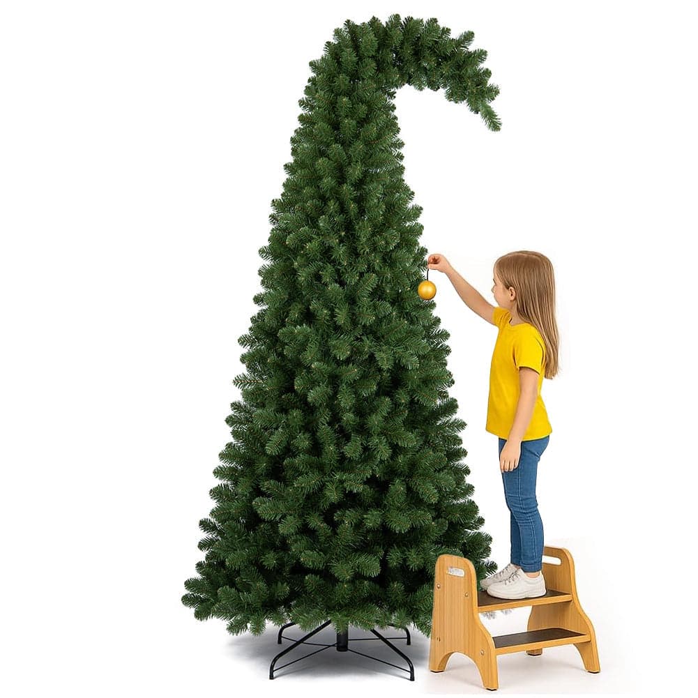 Albero di Natale Grumpy Verde Punta Ricurva 210cm Addobbo Natalizio 1100 Punte in Alberi di natale artificiali Esplodia - Napoli, commercioVirtuoso.it