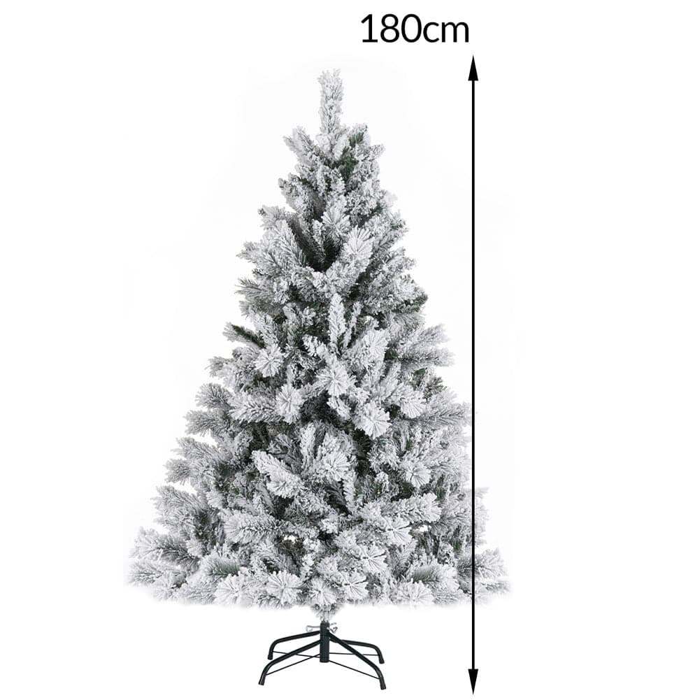 Albero di Natale Innevato Bianco Foltissimo 180cm 1000 Rami Pvc Ignifugo in Alberi di natale artificiali Danyx - Casoria, commercioVirtuoso.it