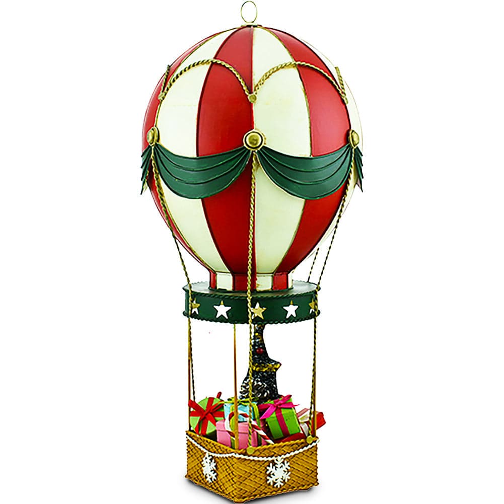 Mongolfiera in Metallo Decorativo Addobbo Natalizio con Gancio 54x24.5x24.5 cm in Ciondoli e pendenti Esplodia - Napoli, commercioVirtuoso.it