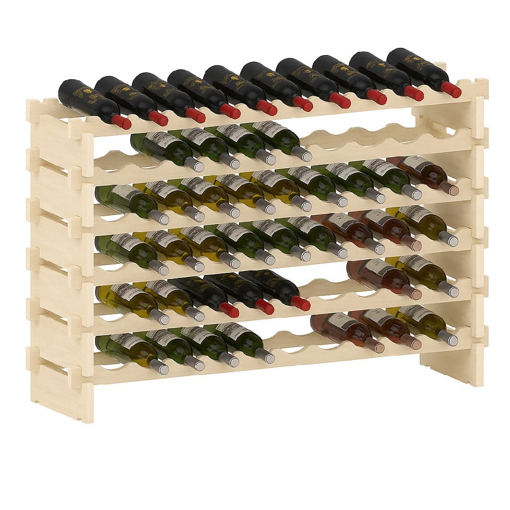 Porta Bottiglie Cantinetta Legno di Pino 6Piani 60 Scomparti 110x30 H80cm Casa Bar in Porta bottiglie da vino Danyx - Casoria, commercioVirtuoso.it