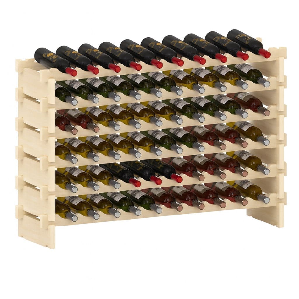 Porta Bottiglie Cantinetta Legno di Pino 6Piani 60 Scomparti 110x30 H80cm Casa Bar in Porta bottiglie da vino Danyx - Casoria, commercioVirtuoso.it