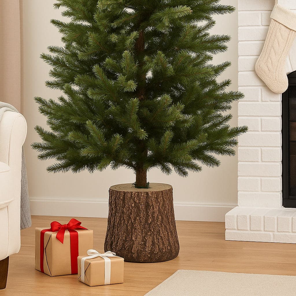 Base Supporto Albero di Natale Tronco Universale Resina Ferro Marrone H 41 cm in Basi e supporti per alberi di Natale Danyx - Casoria, commercioVirtuoso.it