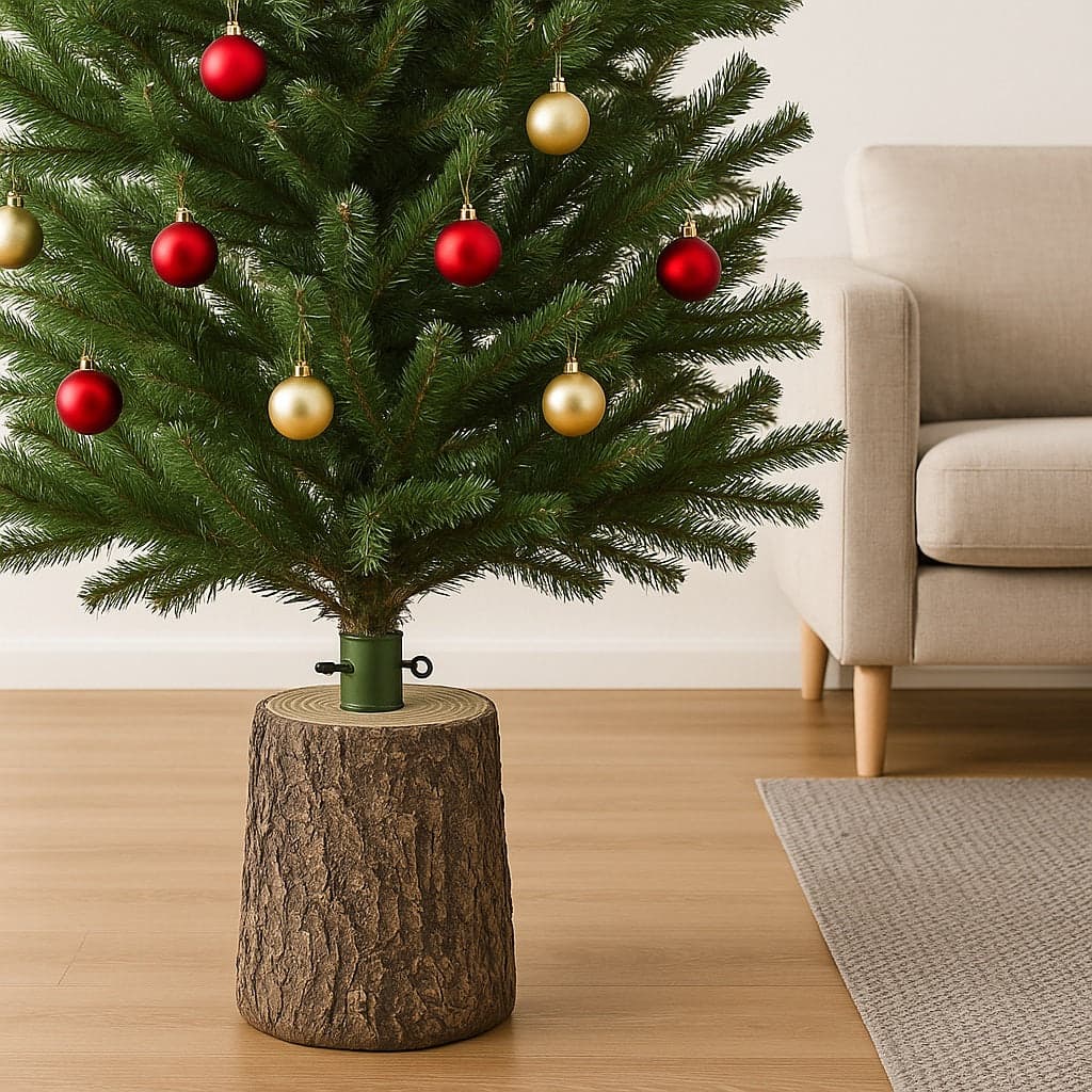 Base Supporto Albero di Natale Tronco Universale Resina Ferro Marrone H 46 cm in Basi e supporti per alberi di Natale Danyx - Casoria, commercioVirtuoso.it
