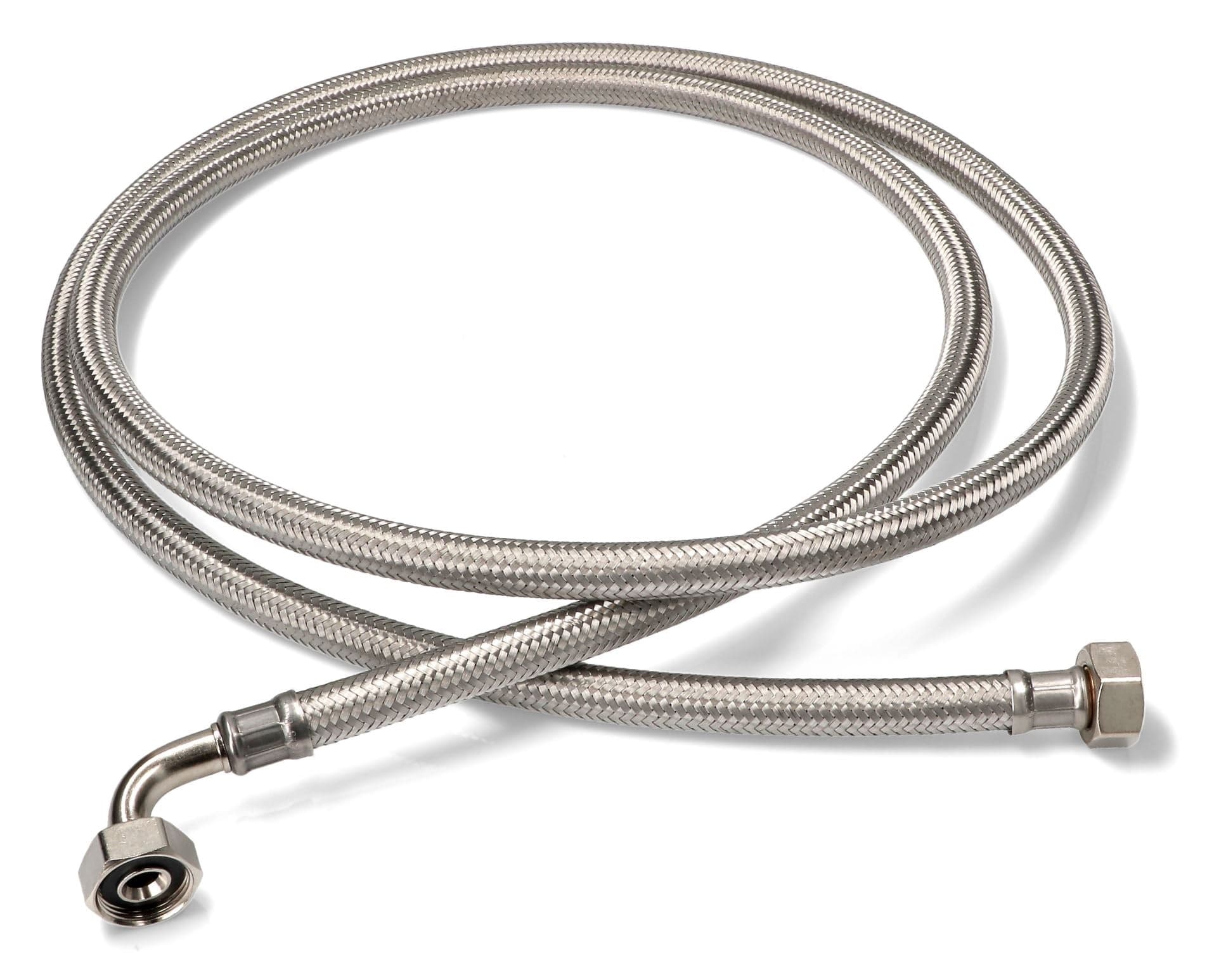 TUBO SCARICO LAVATRICE / LAVASTOVIGLIE INOX DN13 X4330IWG LUNGO 2500 CURVO in prodotto EuroStore07 - Alatri, commercioVirtuoso.it
