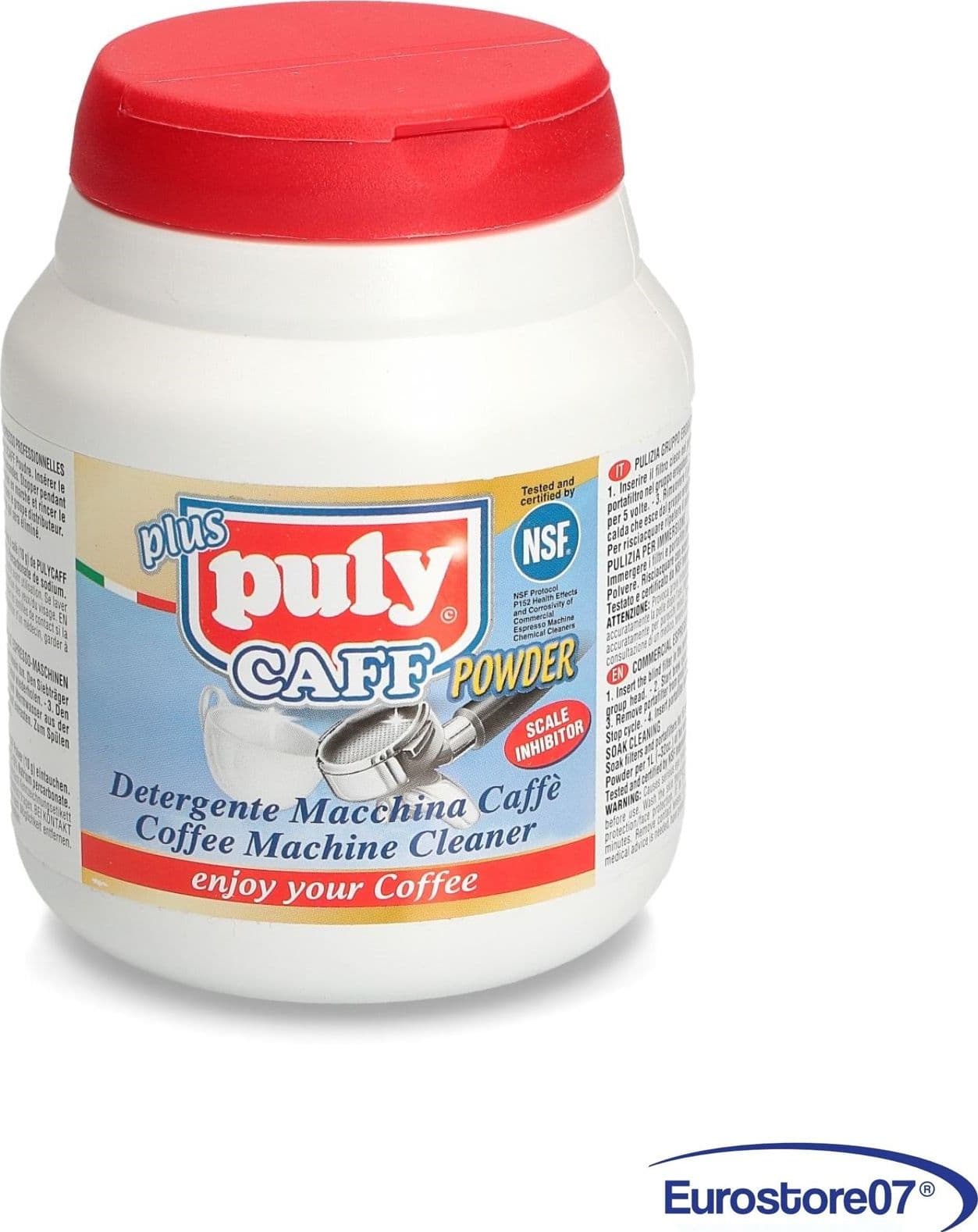 DETERGENTE MACCHINA DA CAFFÈ PULY CLEANER 10pz X 25gr UNIVERSALE in prodotto EuroStore07 - Alatri, commercioVirtuoso.it