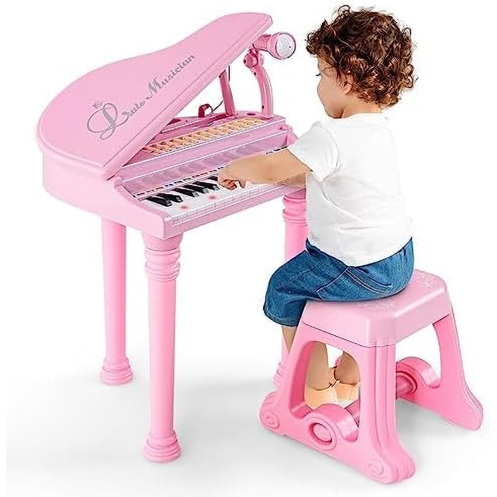 Pianoforte per Bambini con 31 Tasti Sgabello e Microfono Tastiera Musicale Rosa in Pianoforti e tastiere Esplodia - Napoli, commercioVirtuoso.it
