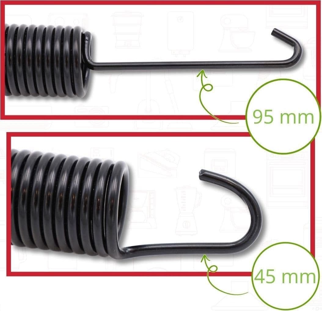 MOLLA PORTANTE SOSPENSIONE VASCA PER LAVATRICE CANDY HOOVER 41031863 41023091 in prodotto EuroStore07 - Alatri, commercioVirtuoso.it
