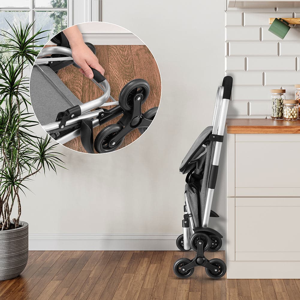 Carrello Spesa Montascale 56L Grigio Borsa Termica Trolley Portaspesa e Tracolla in Trolley per la spesa Esplodia - Napoli, commercioVirtuoso.it