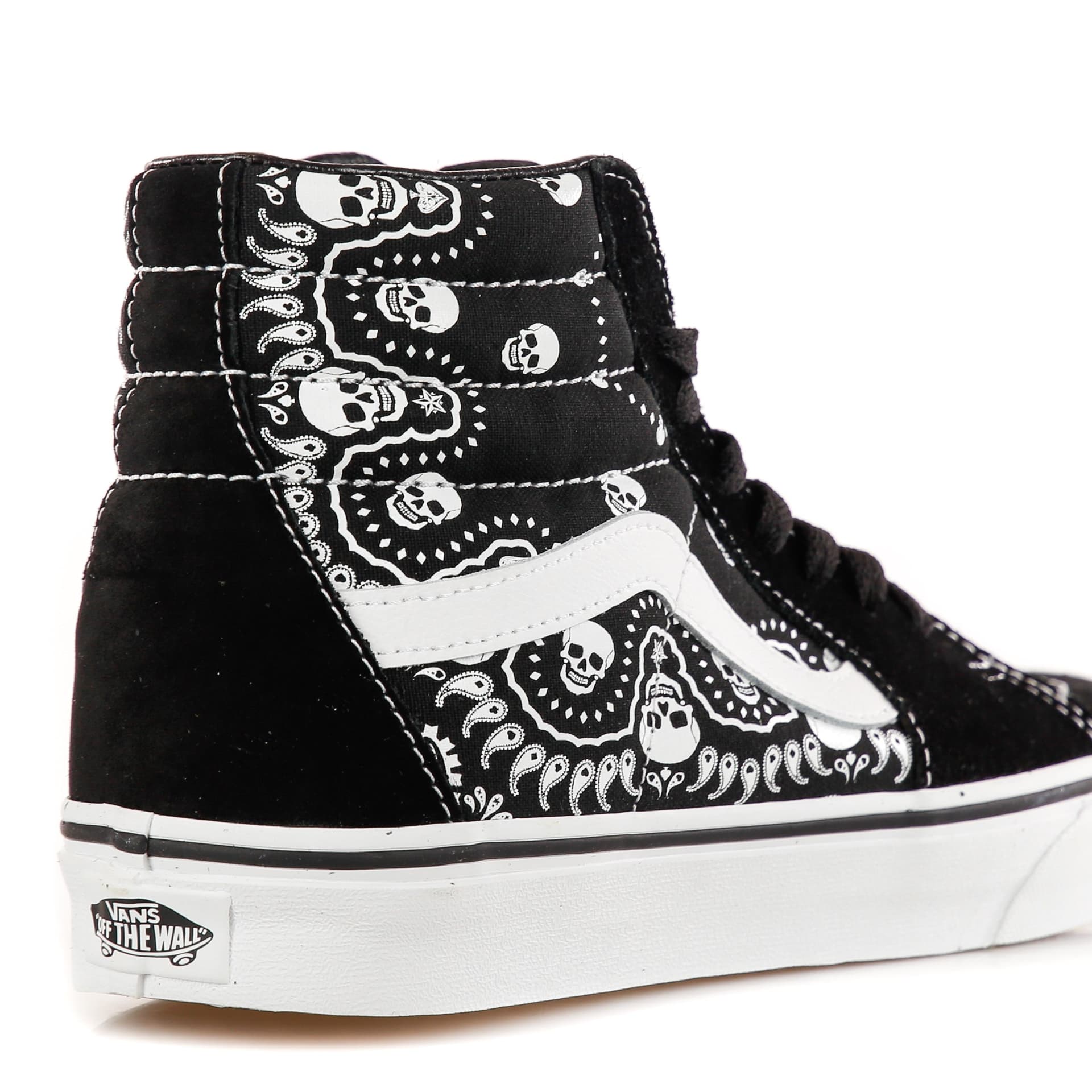 VANS Scarpa Alta Uomo Sk8-hi (bandana) Black/true White da uomo in Sneaker casual Drestige - Casamassima, commercioVirtuoso.it