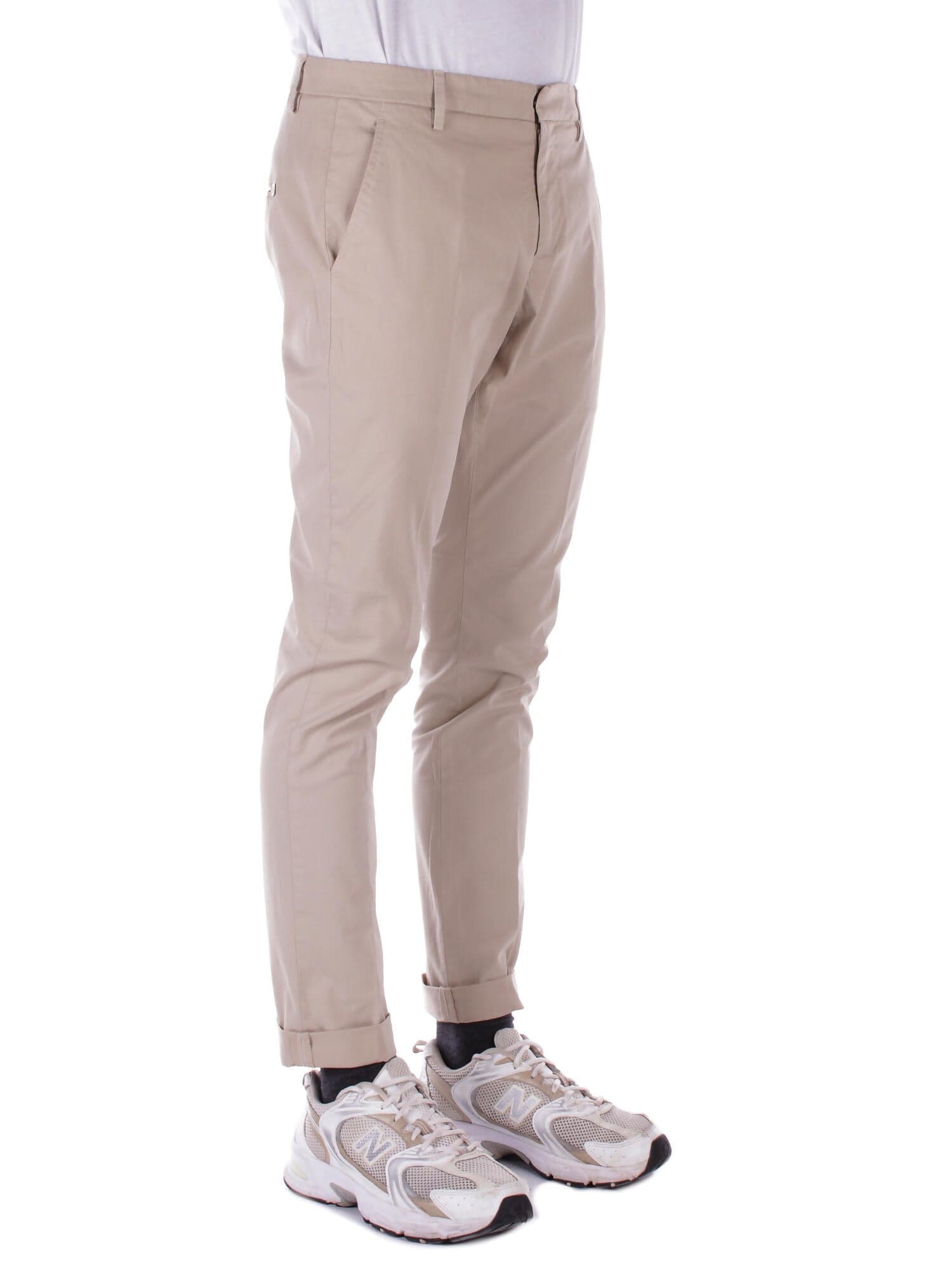 Dondup Pantaloni Beige da uomo in Pantaloni Drestige - Casamassima, commercioVirtuoso.it