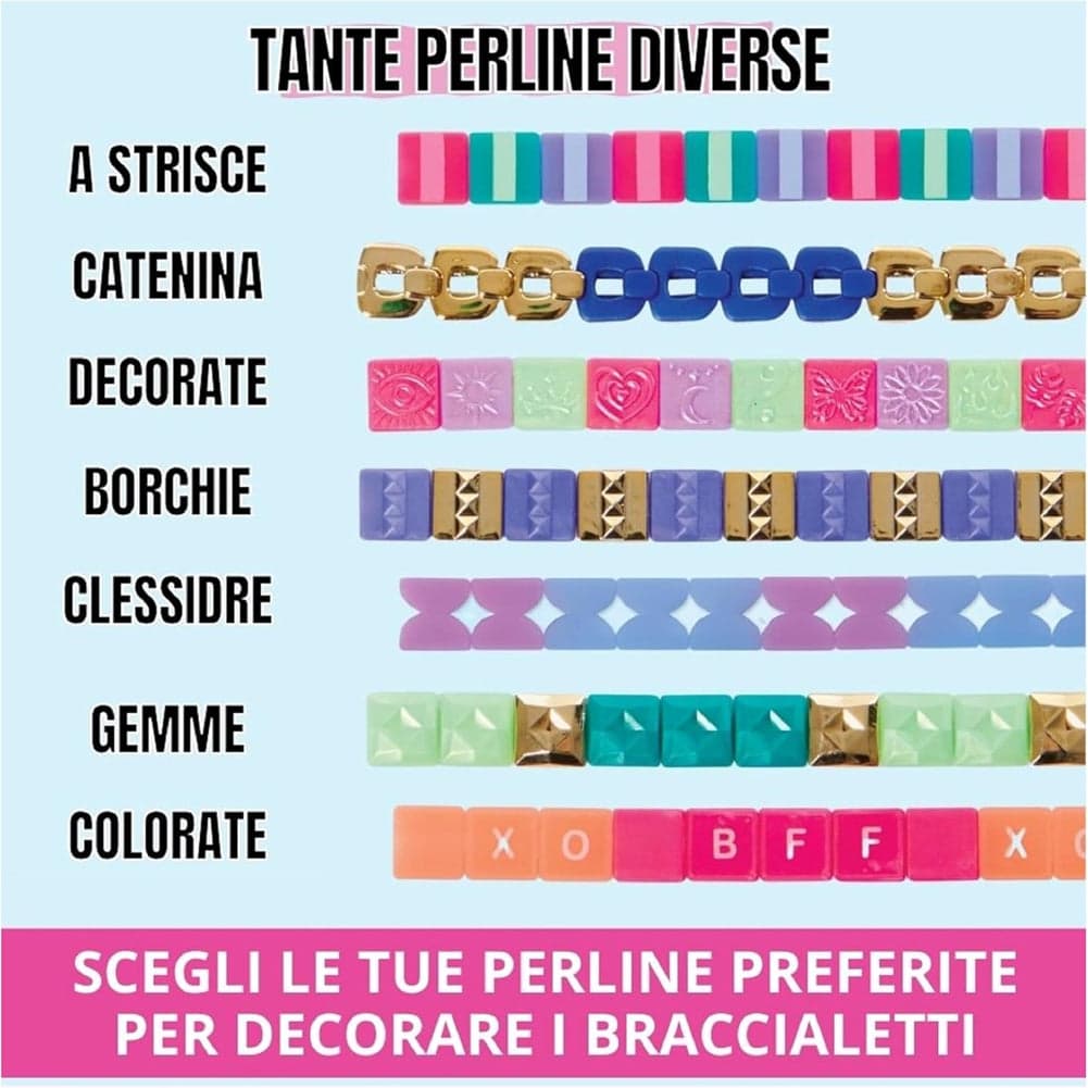 Cool Maker Macchina Crea Braccialetti con 170 Perline e 20 Elastici Idea Regalo in Gioielli Esplodia - Napoli, commercioVirtuoso.it