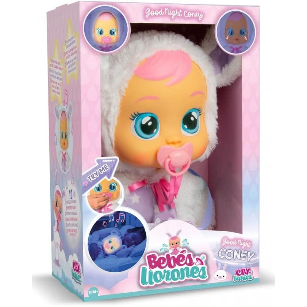 Cry Babies Good Night Coney Bambola Morbida Interattiva Luce Notturna Idea Regalo in  Esplodia - Napoli, commercioVirtuoso.it