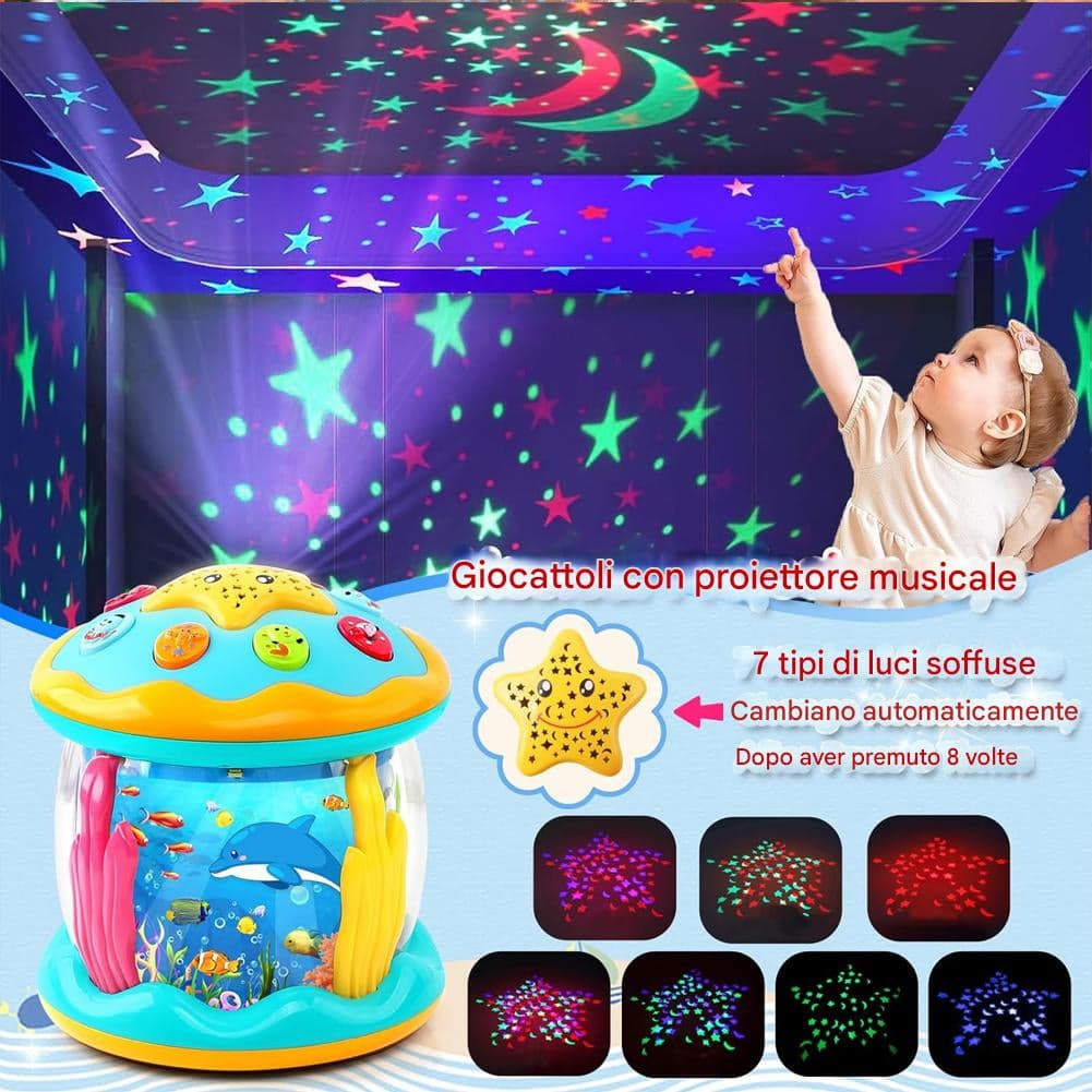 Ocean Paradise Giocattolo Rotante con Led Bambini 2 Colori Assortiti Idea Regalo in Trottole Esplodia - Napoli, commercioVirtuoso.it