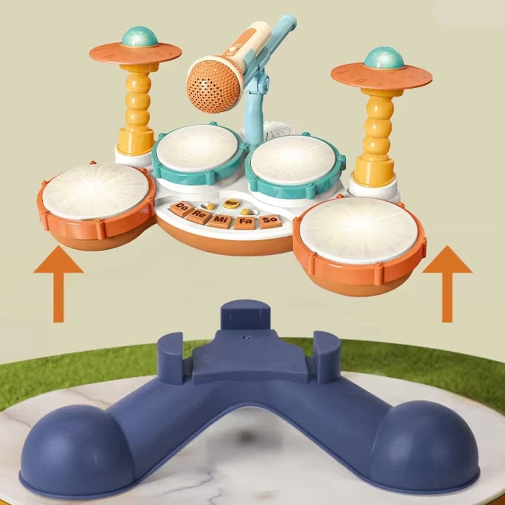 Batteria Giocattolo Luminoso e Microfono per Bambini Tamburo Musicale Idea Regalo in Tamburi e percussioni Esplodia - Napoli, commercioVirtuoso.it