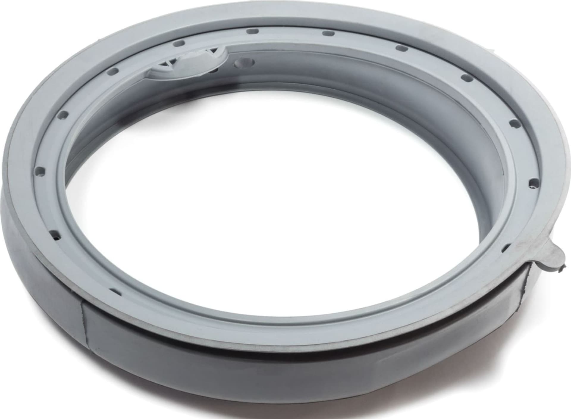 GUARNIZIONE SOFFIETTO CON FORI APERTI OBLÒ LAVATRICE MIELE 6602933 7887931 in prodotto EuroStore07 - Alatri, commercioVirtuoso.it