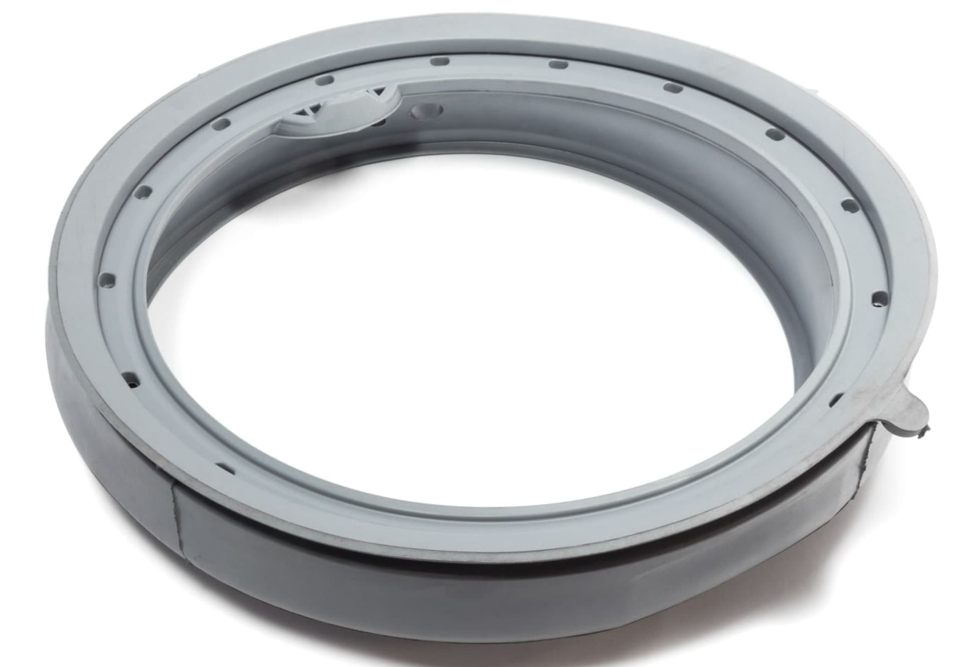 GUARNIZIONE SOFFIETTO CON FORI APERTI OBLÒ LAVATRICE MIELE 6602933 7887931 in prodotto EuroStore07 - Alatri, commercioVirtuoso.it