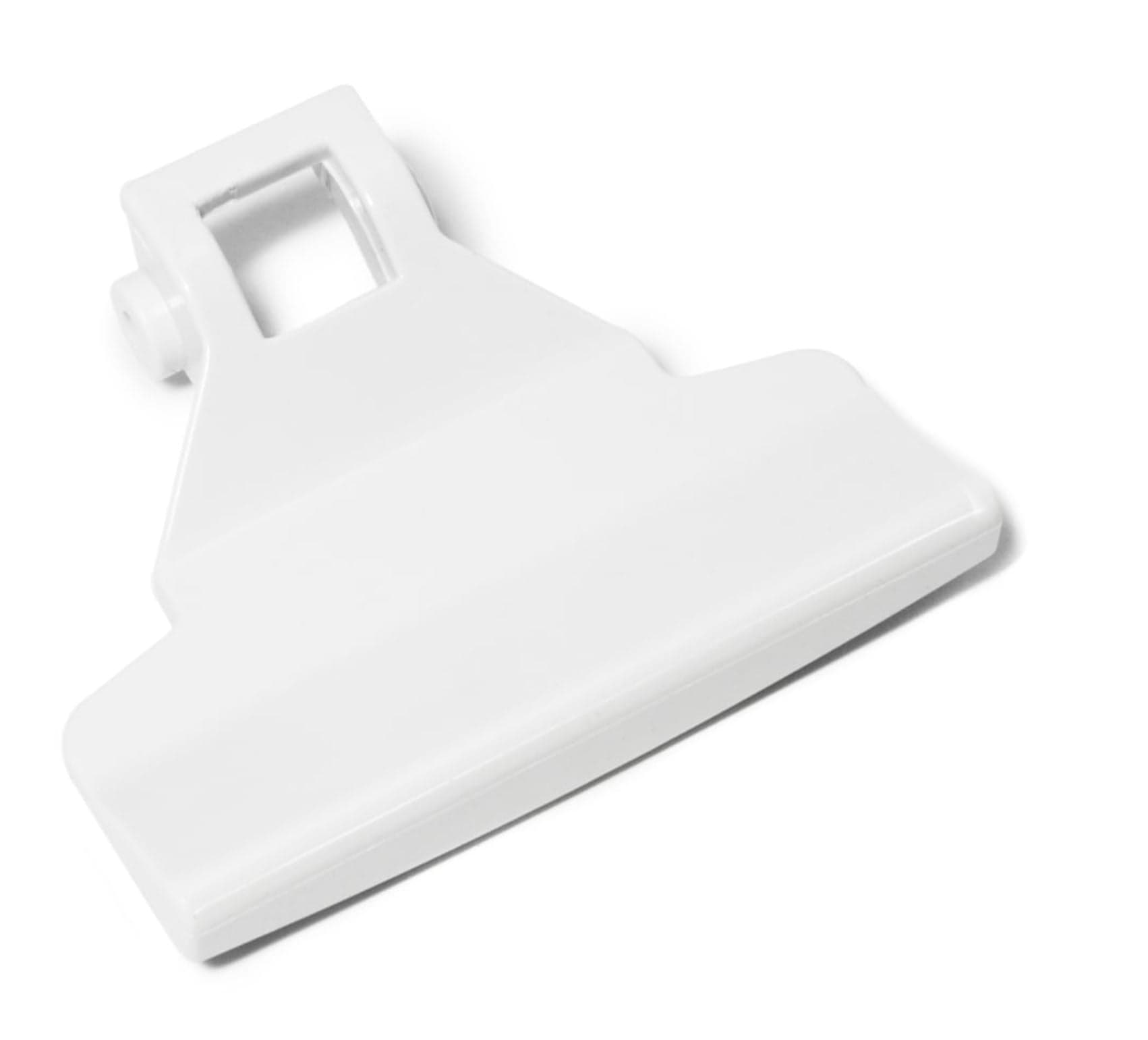 MANIGLIA OBLÒ BIANCA PER LAVATRICE REX ELECTROLUX ZANUSSI 1242060000 in prodotto EuroStore07 - Alatri, commercioVirtuoso.it