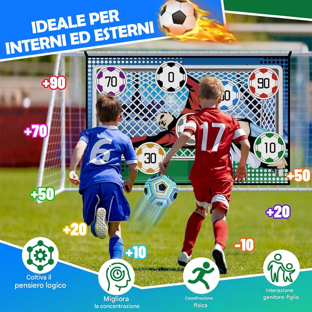 Set da Gioco Pallone da Calcio Morbido per Bambini Interno e Esterno Idea Regalo in Calcio Esplodia - Napoli, commercioVirtuoso.it