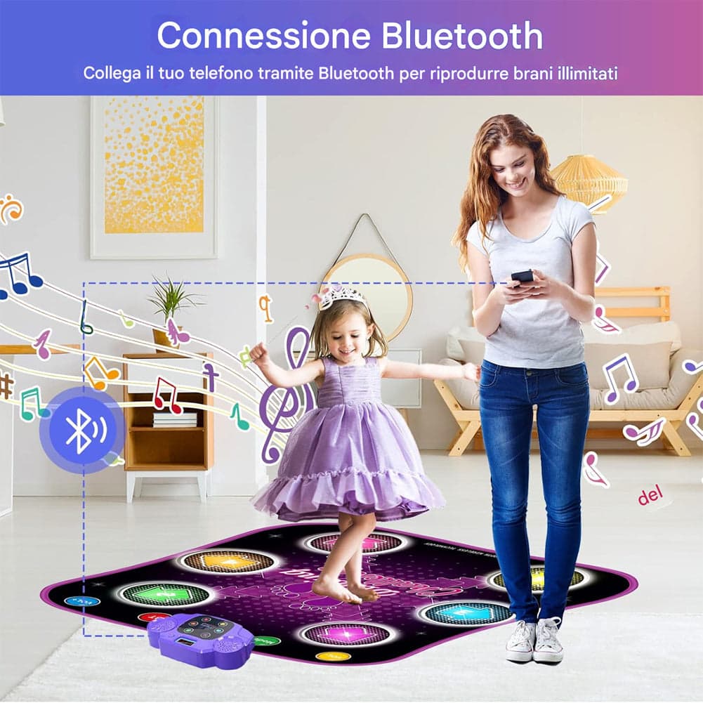 Tappetino da Ballo per Bambini con Bluetooth Tappeto Musicale Gioco Idea Regalo in Tappetini da ballo Esplodia - Napoli, commercioVirtuoso.it